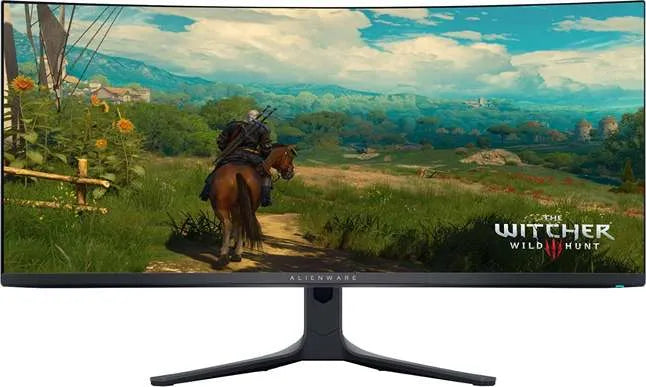 Gaming Experience in Miami, FL: Alienware monitor showcasing vibrant Witcher Wild Hunt gameplay; Prime Tech Support recommends for immersive gaming.
