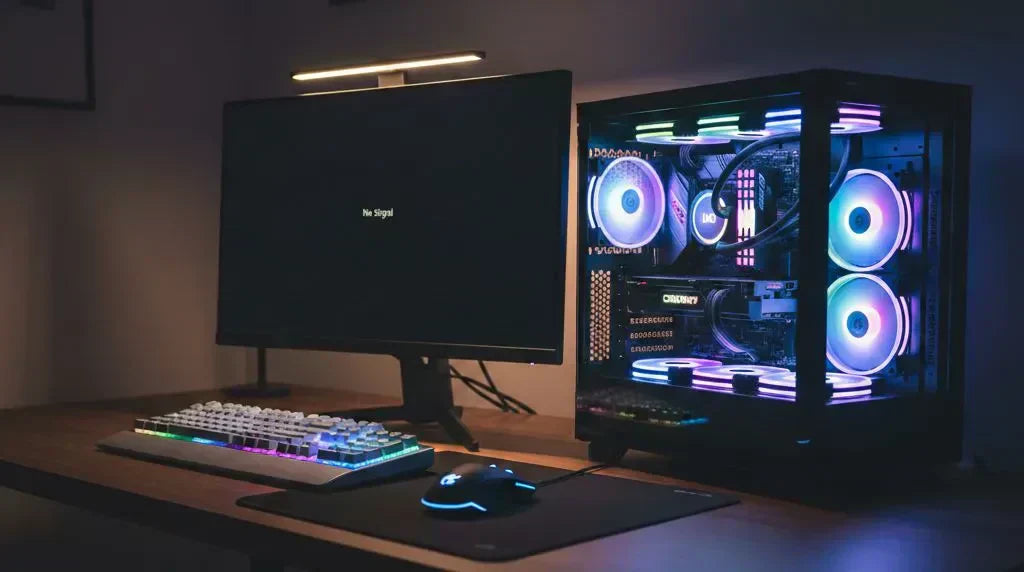 Gaming PC Turns On But No Display? Complete Troubleshooting & Repair Guide