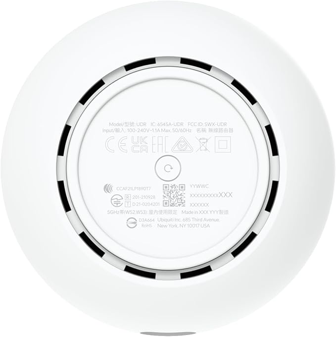 Ubiquiti Dream Wi-Fi 6 IEEE 802.11ax Ethernet Wireless Router