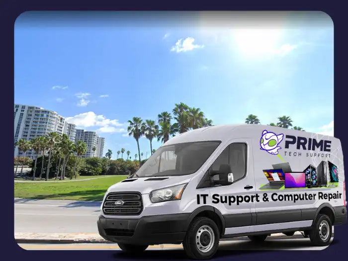 Computer Repair Services in Dania Beach, FL offered by Prime Tech Support - Experienced technicians providing top-notch computer repair solutions, addressing a wide range of issues for clients in the charming coastal town of Dania Beach
