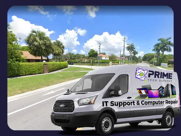 Computer Repair Services in Hollywood, FL - Prime Tech Support's expert team delivering reliable computer repair solutions, ensuring seamless computing experiences for clients in the vibrant city of Hollywood