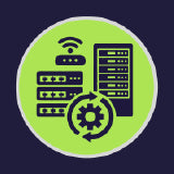 Network infrastructure upgrade service including switch replacement, access point installation, and rack setup.